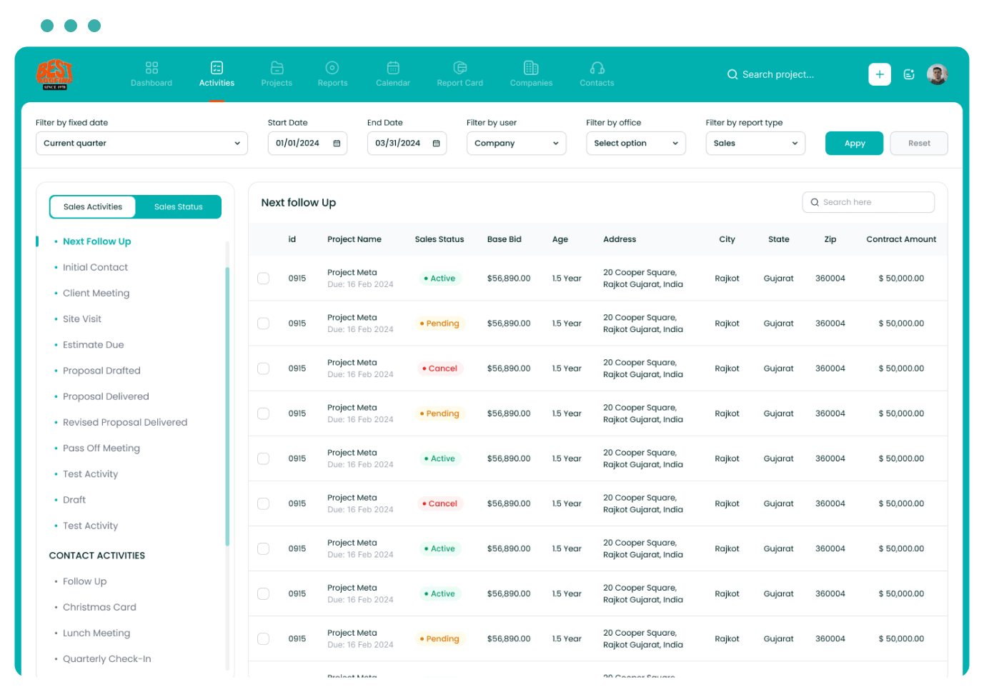 Construction CRM Software Powered by AI | Followup CRM